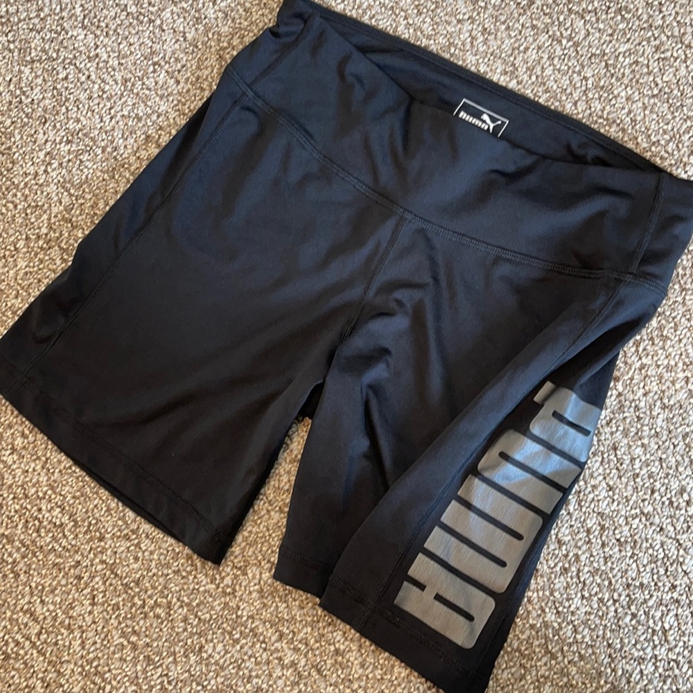 Puma Black L Shorts Longer Nice Lycra